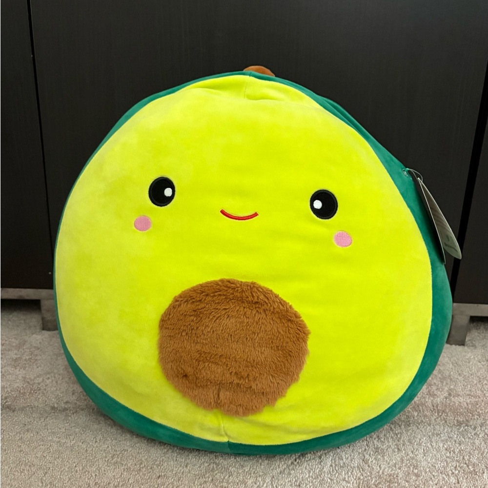 Squishmallows Official Kellytoy Plush 16" Austin The Avocado -Ultrasoft Soft NWT